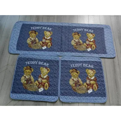 🇲🇾 Cotton 3in1 Patchwork Car Seat Lapik Kusyen Kereta Cushion Cover Anti Slip Sofa Cover Alas Kaki Sofa Kerusi Floor Mat