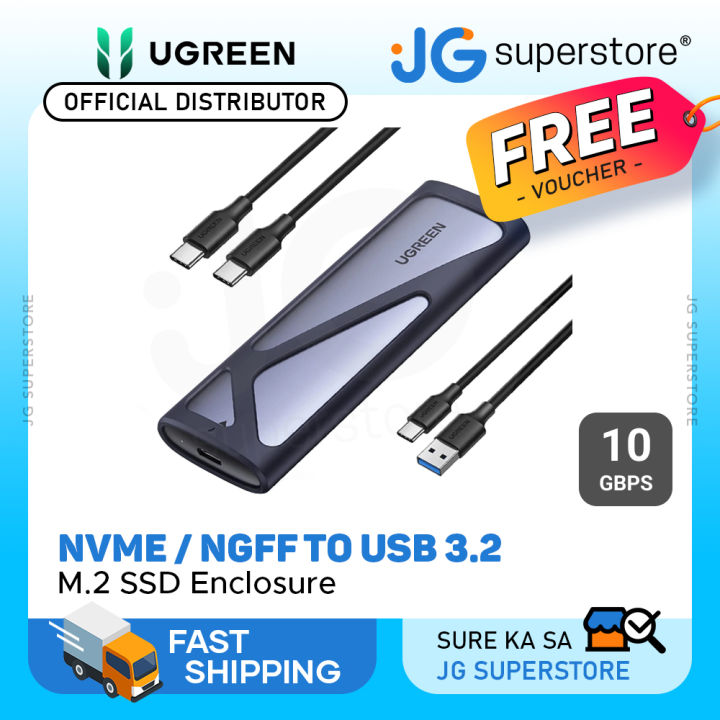 UGREEN NVMe Solid State Drive SSD Reader Enclosure with 10Gbps