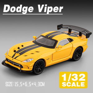 LEO 1:32 Dodge Viper Sports Car Diecast Model Car Alloy Cars Toys Collection Gift For Kids Boy Girl