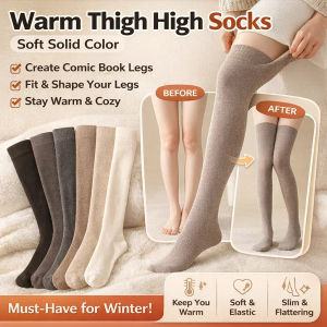 【Instant Effect】Japanese Style Thermal Over-Knee Socks/Winter Legwear/Knee-High Warmers/Fashion Stockings