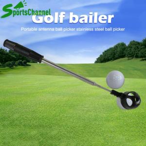 Steel Golf Ball Retriever 8 Sections Telescopic Golf Ball Picker for Water