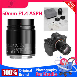 TTArtisan เลนส์โฟกัสแบบ F1.4 50มม.โฟกัสแบบเต็มเฟรมแบบแมนนวลสำหรับ Sony E สำหรับกล้อง Canon RF Nikon Z สำหรับ Leica L Mount