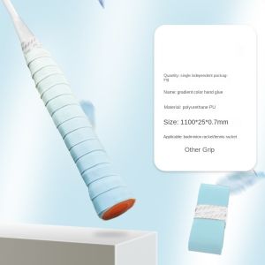 MODERNLUX Non-slip Badminton Racket Handle Grip Gradient Tape Winding Tennis Racket Rubber Grip Sweatband Overgrip Racquet Supplies