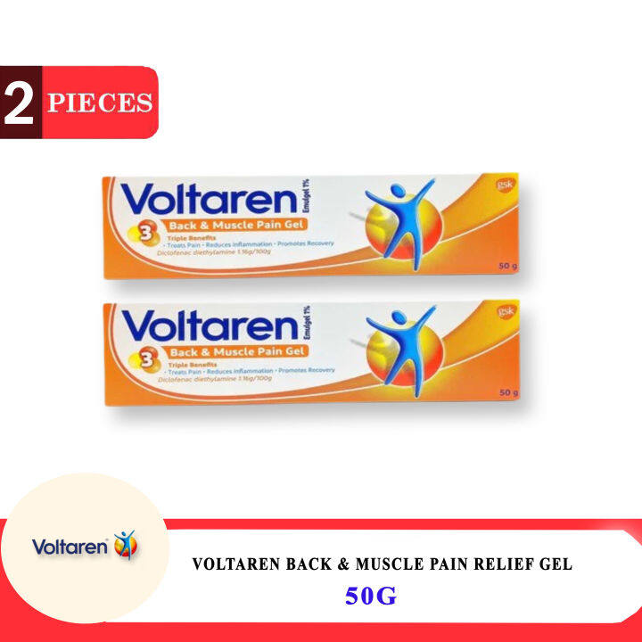 VOLTAREN Back & Muscle Pain Relief Gel 50g | Lazada Singapore