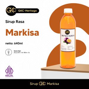 Sirup Markisa / Passio Fruit Syrup Minuman Gkc Heritage 640ml