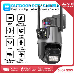 V380 PRO Q33S Dual Lens outdoor cctv camera wifi connect to cellphone IP security cameras waterproof 360 wireless support Night vision model full color motion detection PTZ control cameras two way audio