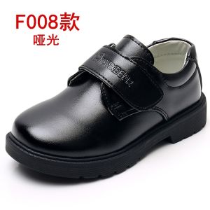 GRAZIA Campus Shoe Child Girl Middle School Student Shoe Children Boy Leather Shoes Early Boys Dress Shoes Soft Bottom Black Kids