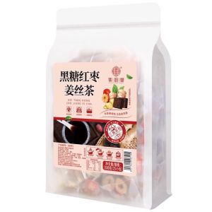 [Anmi Food] 300g Brown Sugar Red Dates Ginger Tea 黑糖红枣姜丝茶 Warm Womb Tea Health Tea 养生茶 美颜延缓衰老