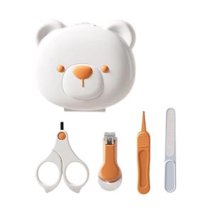 Newborns Care Tool Baby Friendly Nails Clippers & Scissors with Nails File & Tweezer and Storage Box for Infants