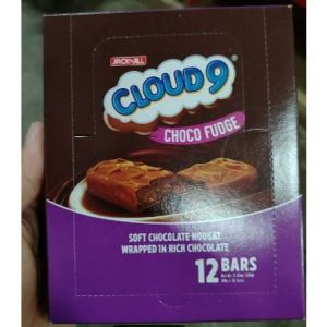 1 Box Cloud 9 Choco Fudge Chocolate Bar (12bars x 28g) - AB