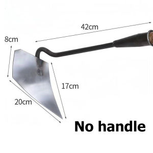 Agricultural trenching triangular pointed hoe for ridging vegetable planting loosening soil plowing