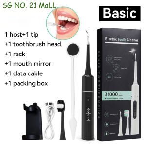 Electric Toothbrush and Scaler Set Ultrasonic scaling technology paired with precision brush heads Includes complimentar