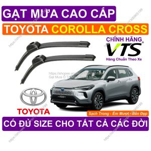 Gạt Mưa Êm Mượt Kính Lái Toyota Corolla Cross Cặp Gạt Mưa Kính Lái T.oyota Corolla Cross Có Đủ Size Cho Các Đời X.e