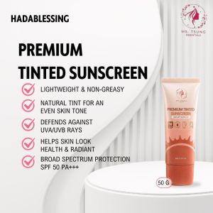 Ms. Tsung Sunkissed Tinted Sunscreen SPF50 PA++++ for Sun Protection Lightweight Tinted Sunblock