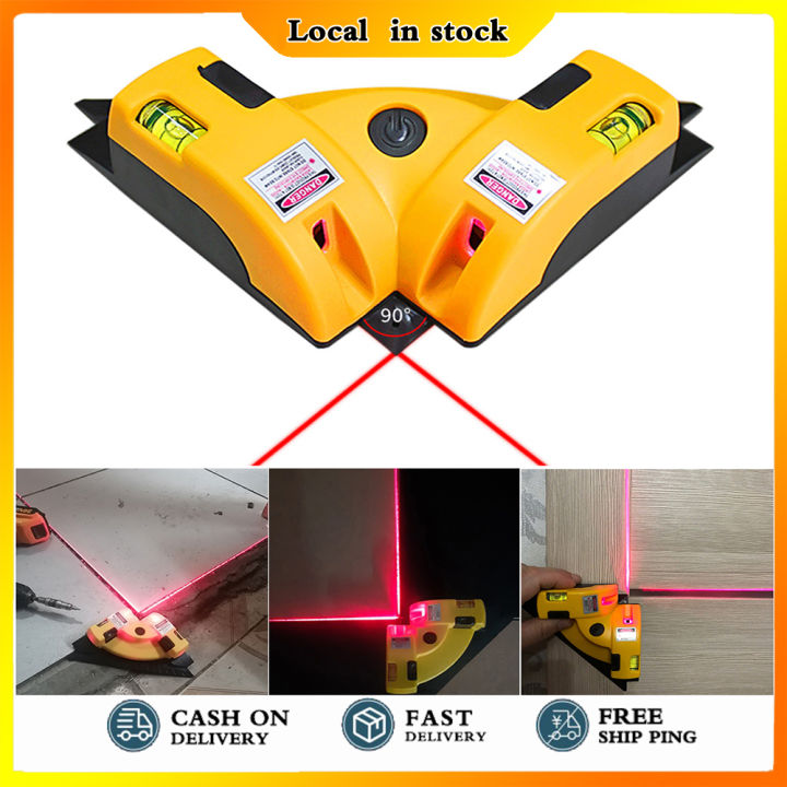 Right Angle 90 Degree Square Laser Level Vertical Horizontal Line ...