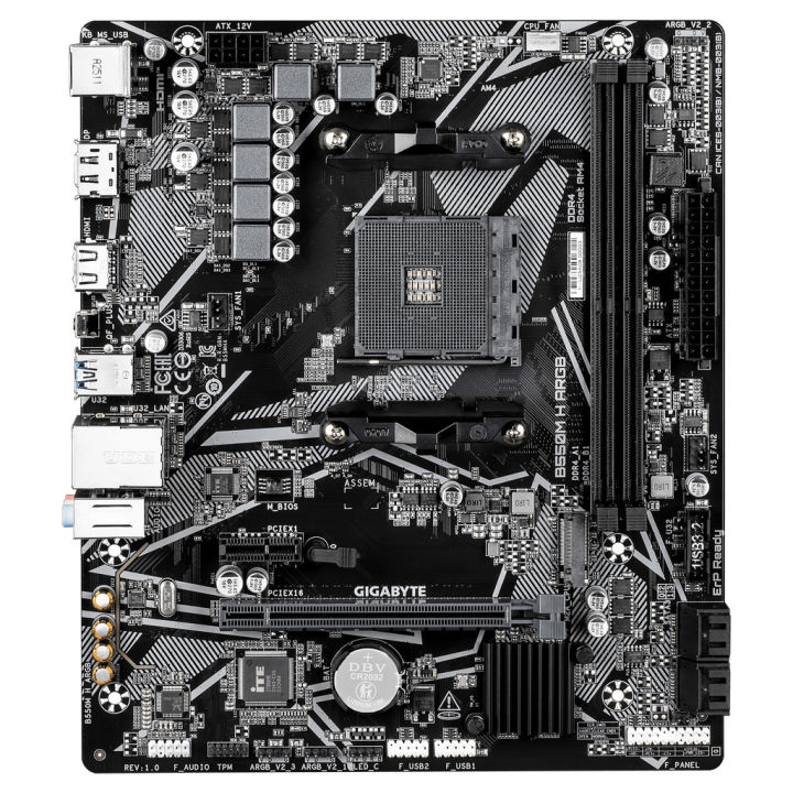 Gigabyte%20B550M%20H%20ARGB%20Motherboard%20AM4%20M-ATX%20DDR4%20RGB%20MB-GA-B550M-H-ARGB%20-%20Image%204