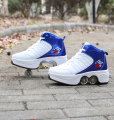 Roller Kicker Skate Shoes Retractable Wheels Skating Shoes Skates. 