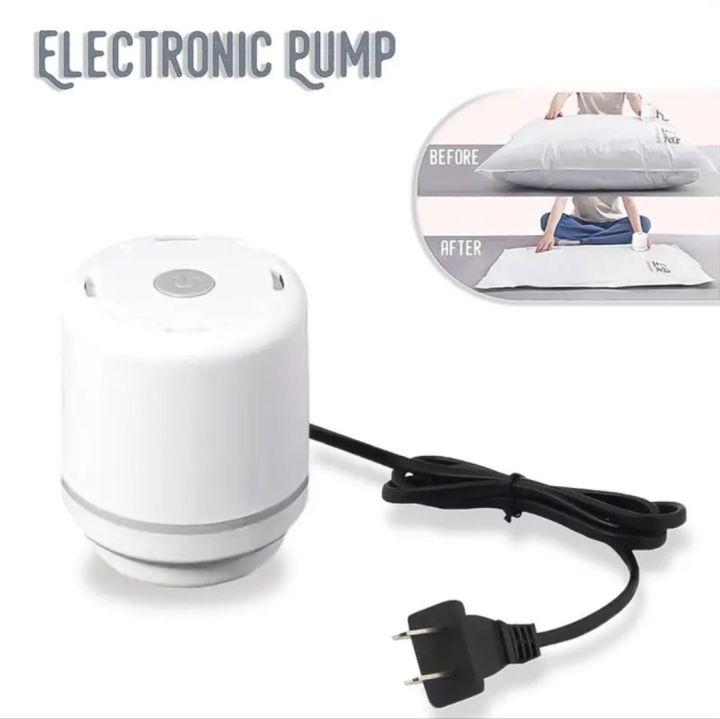 Travel vacuum pump outlet electric