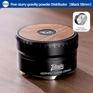 BINCOO Coffee Power Distributor Portafilter Self-gravitating Espresso Powder Dispenser Adaptive Height 58MM