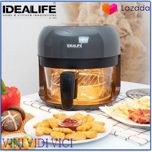 AIR FRYER IDEALIFE IL 200B Menggoreng Tanpa Minyak 4 liter - Bowl Kaca