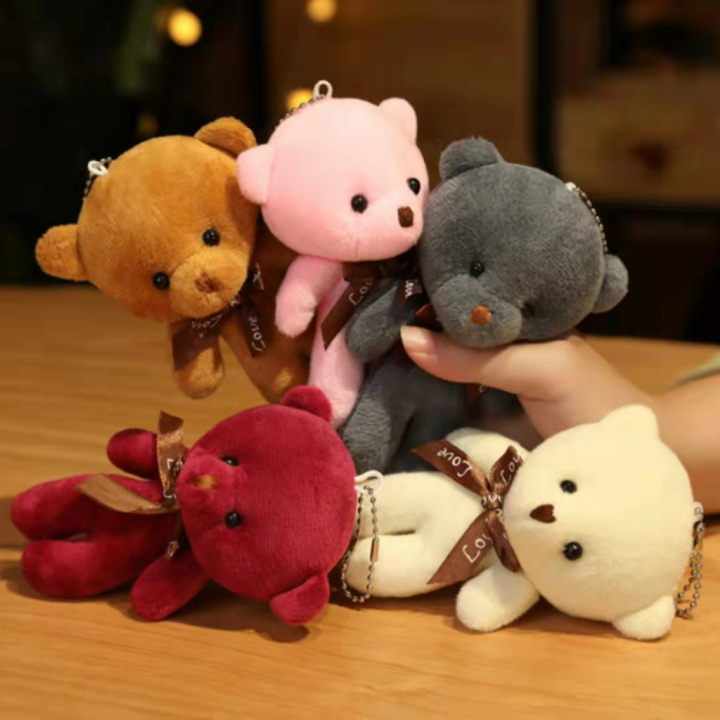 CRT Toy Mini Teddy Bear Cute Small Size Bear Doll Suitable for
