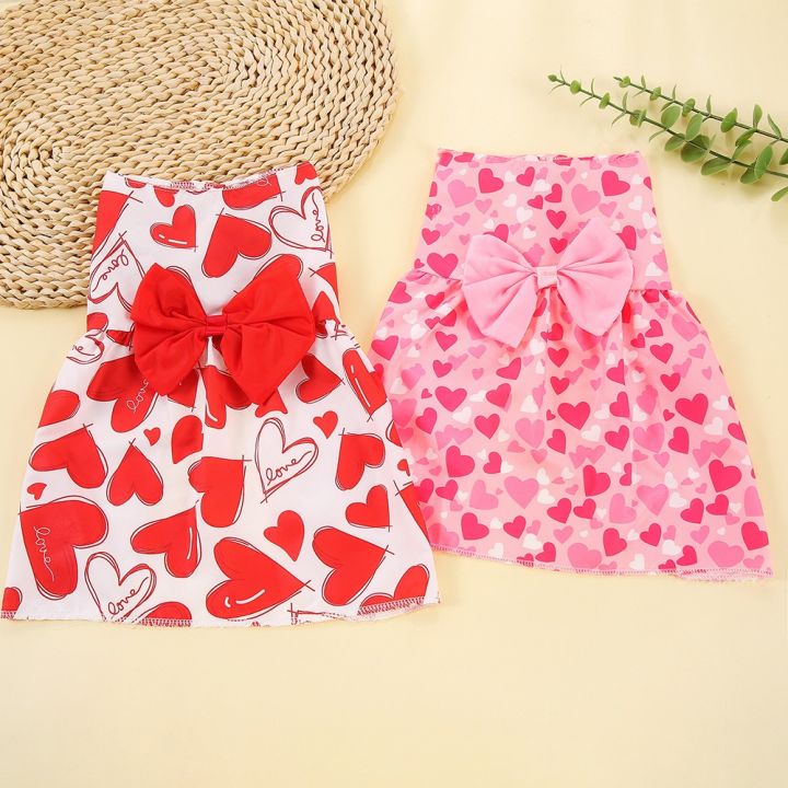 VIVIDI%20Bow%20Lace%20Spring%20Dog%20Princess%20Dress%20Breathable%20Heart%20Patten%20Medium/Small%20Pet%20Skirts%20Cute%20Comfortable%20Dog%E2%80%98s%20Summer%20Dress%20For%20Puppy%20Poodle%20Chihuahua%20Etc%20-%20Image%207