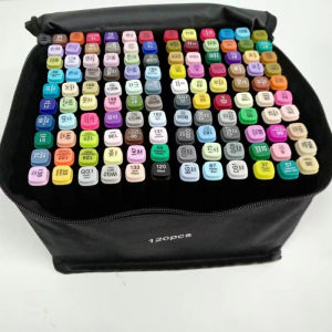 Touch HL270 Spidol Dual Side Fine Art Marker 60 Color - Touch Set Spidol Seni 60 Warna Sketsa Berkepala Ganda Spidol Berbasis Alkohol Berminyak untuk Manga Animasi