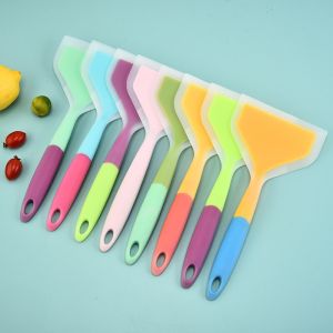 Silicone Kitchen Ware Egg Kitchen Spatula Scraper Pizza Cooking Tools Shovel