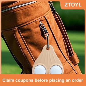 【ZTOYL】 Golf bóng tinh hoàn sac chủ Silicone Golf Bóng Chủ Pouch vui Golf Bóng sac chủ xách tay Golf Bóng lưu trữ túi cho Golf giỏ hàng túi hoặc vành đai prank giả chảy xệ Quà Tặng
