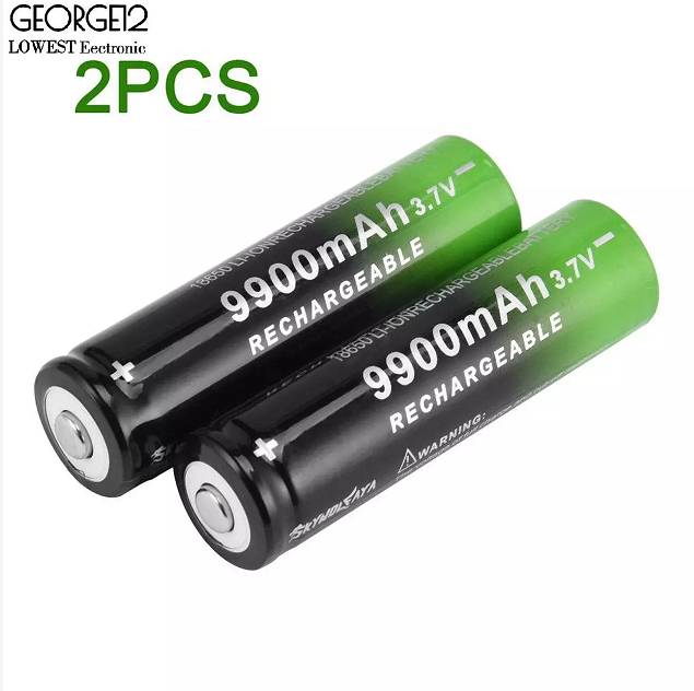 GTF 18650 9900mAh Rechargeable Battery 3.7V Li-ion Battery For Flashlight