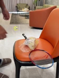 单人羽毛球训练器室内室外自打回弹儿童练习器一个人打弹力回旋Single Badminton Trainer Indoor and Outdoor Self Kick Back wasalishangmao