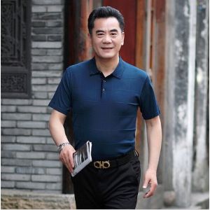 Áo phông có cổ cho ông cho bố / Áo phông nam trung niên / Thời trang nam trung niên / Áo thun nam cho người trung tuổi