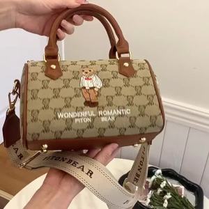 FE Beibaobao Source Factory Womens Bag Cartoon Bear Shoulder Messenger Bag Daily Korean Version for Commuter ins Wind Pillow Bag