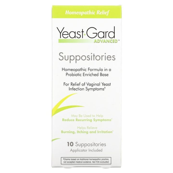 Yeastgard Advanced Yeast Gard Suppositories 10 Suppositories Lazada Ph 