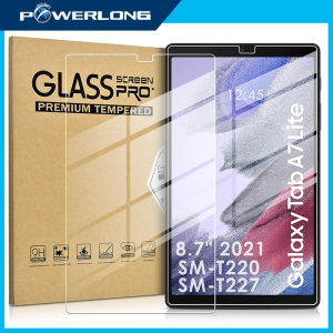 Powerlong PH HD Full Screen Tempered Glass Protector For Samsung Galaxy Tab A7 Lite 8.7" 2021 SM-T220 T225 8.7 inch