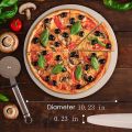 Pizza Stone, Round Pizza Stone For Grill and Oven, Making Pizza, Steak,Thick Inch Cordierite Pizza Pan,Cooking & Baking. 