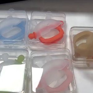 Rabbit Silicone Baby Teether with Handle High Temperature Sterilizable for Newborn Gum Relief