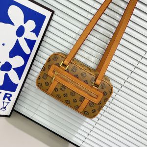 New Arrival Printed Pattern Vintage Design Cite Bag Shoulder Bag With Twilly Scarf For Womens Fashion