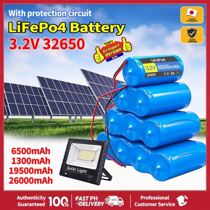 Sm Board LiFePO4 32650 / 32700 3.2V 6500mAh / Battery Pack Rechargeable Battery ...