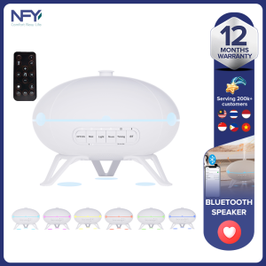 2023 New White Noise Aromatherapy Machine/Humidifier Colorful Atmosphere Light+Bluetooth Audio Small Water Replenishing Humidifier