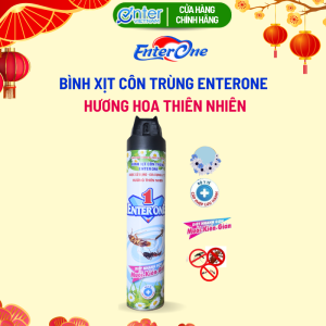[Hàng Chính Hãng] Bình xịt côn trùng EnterOne hương hoa thiên nhiên 600ml {Combo 5 chai}. Xịt diệt kiến ba khoang diệt gián diệt muỗi vằn