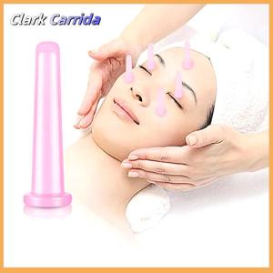 [Clark Carrida] 2Pcs Silicone Cupping Suction Can Vacuum Face Massage Cup Face Leg Arm Relaxation Household Health Care Facial Skin Lifting Tool