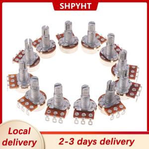[COD] SHPYHT Local delivery Ship within 24 hours Brass Shaft Potentiometer For Electric Guitar Bass A250K B250K A500K B500K