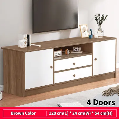 Bewell TV Cabinet High Quality TV Stand Modern Simple Living Room Bedroom Furniture TV Rack