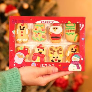 圣诞节饼干 糖霜裱花饼干 曲奇饼干网红圣诞礼物即食Christmas Cookies