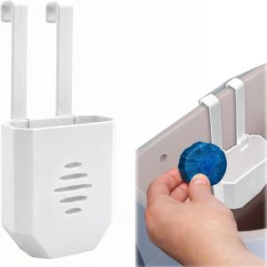 MIRELAE Hanging Type Toilet Tank Cleaning Tablet Holder Plastic Easy to Install Toilets Bowl Cleaner Carrier Practical Cleaning Tablets Bracket Toilet Tank