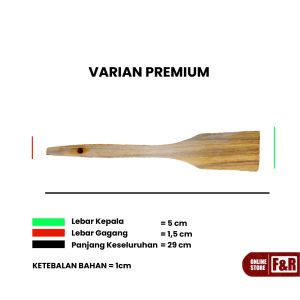 Susuk Sutil Sodet Spatula Kayu Pinus Premium Perlengkapan Rumah