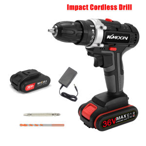 Monqiqi Mesin Bor Baterai Cas Komplit 36VF Bor Impact 10mm Mesin bor tangan bor listrik murah bor jld 36 volt COD BOR 10MM BOLAK BALIK KAYU/BETON/TEMBOK/METAL/bor tangan tanpa kabel/bor tangan listrik