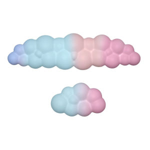SG RumahHome® Mousepads Cloud Mouse Pad & Keyboard Wrist Set Carpet Rest Memory Foam Slow-rebound Wrist Support