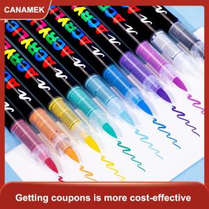 【CANAMEK 】 Direct Liquid Acrylic Marker Pen Paint Brush Pen Painting Stone Ceramic Glas Wood Canvas Making Drawing Graffiti Coloring Pen